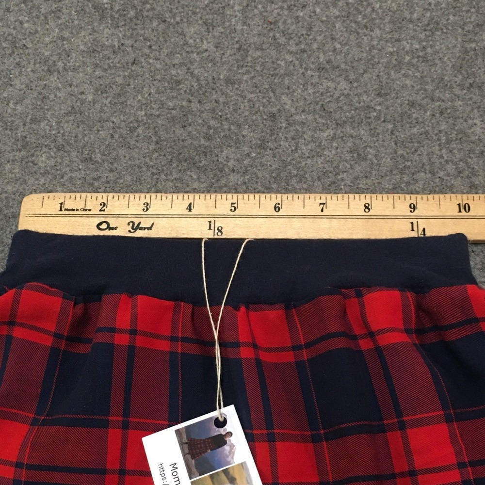 Skirt Flannel Girls 4 Midi Plaid Multicolored Ruffle Tiered Mom and Pop's Kids - Picture 7 of 9